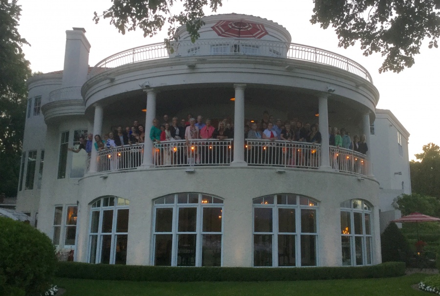 June 4 - The rain made us get a bit creative with tonight's group photo and with such a sharply dressed group it turned out beautifully!! Thank you for the lovely night everyone!