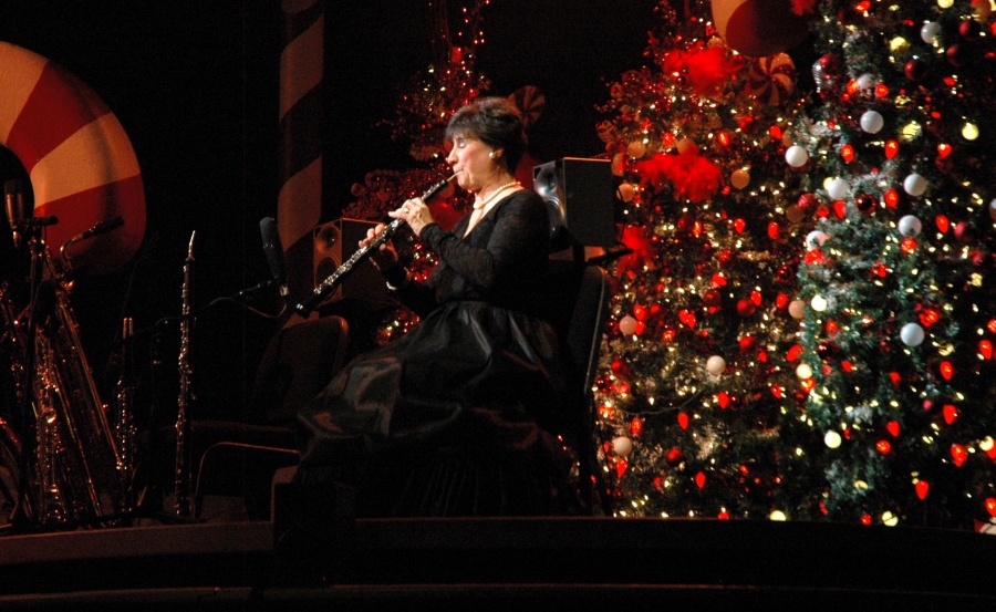 Merilee, the oboist, beautifully capturing the audience with her sound