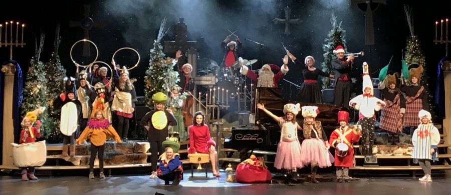 Ho, ho, ho Alexandria, thank you for bringing the merry this evening. Your darling kiddos were such a delight and very helpful in telling Santa's Twelve Days Of Christmas tale. Those little Ladies Dancing were pros at shaking a leg! See you next year. Merry Christmas one and all!!!